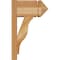 Ekena Millwork Funston Arts & Crafts Rough Sawn Outlooker, Western Red Cedar, 8"W x 14"D x 22"H OUT08X14X22FST03RWR - alternate 3